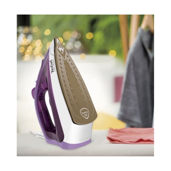 Fer a repasser vapeur Tefal easy steam 1400w violet blanc Fer a repasser vapeur Tefal easy steam 1400w violet blanc